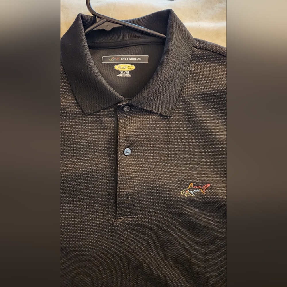 Greg Norman - Play Dry collared golf shirt -